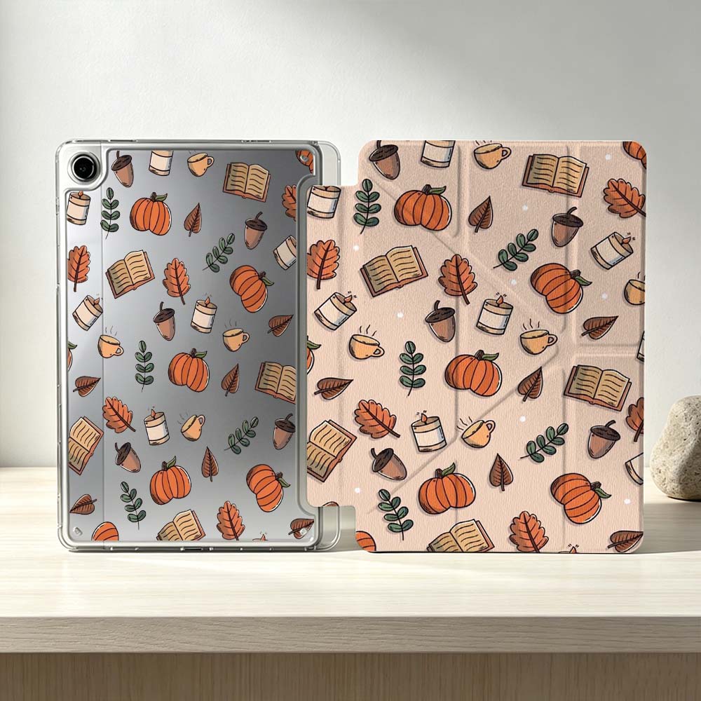 Tablet A9 Accessories - Art Pumpkin Leaves Acorn For Samsung
