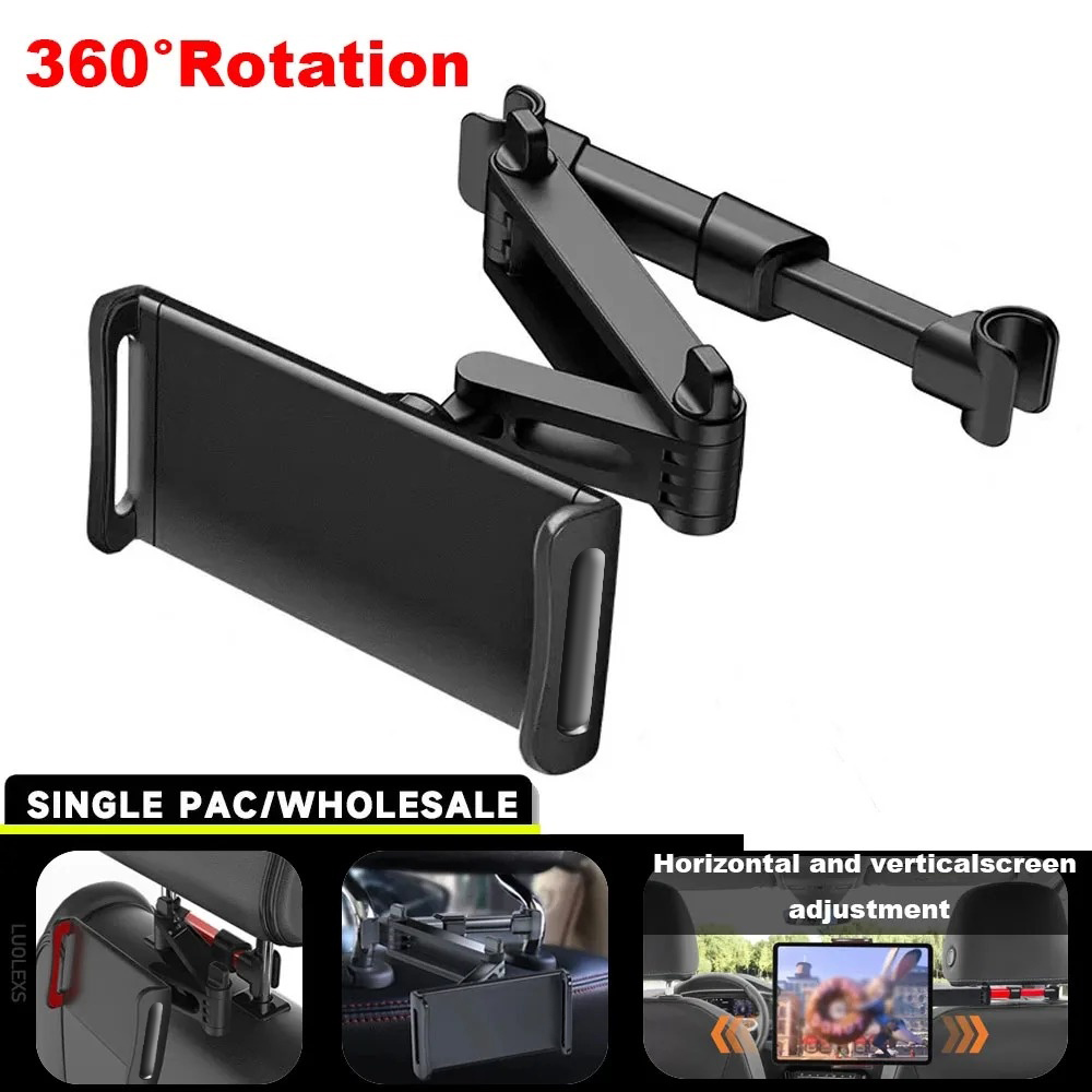 Tablet Accessories Must Have - Stretchable Car Headrest Tablet Holder for
