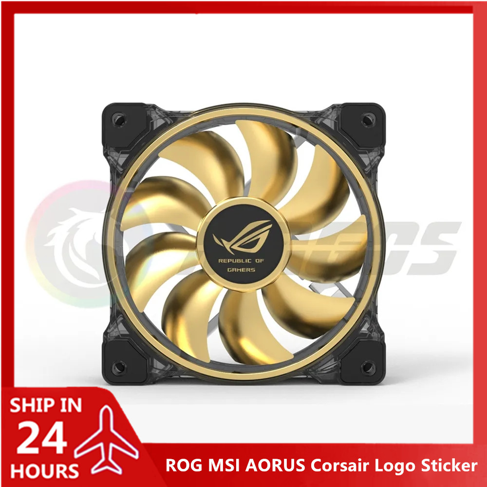 Tablet With All Accessories - PC Gamer Cabinet Fan Logo Sticker