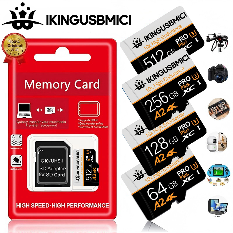 Microsd Card Tablet - 32GB 128GB 256GB Micro TF SD