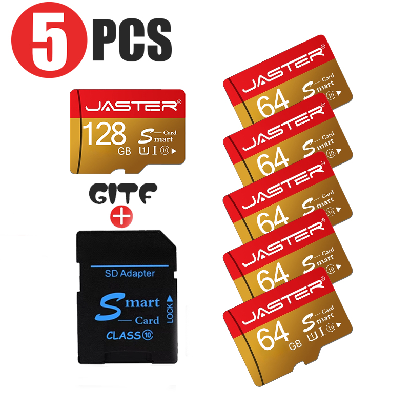 Microsd Card Tablet - NEW 5PCS Gold TF Card Class10