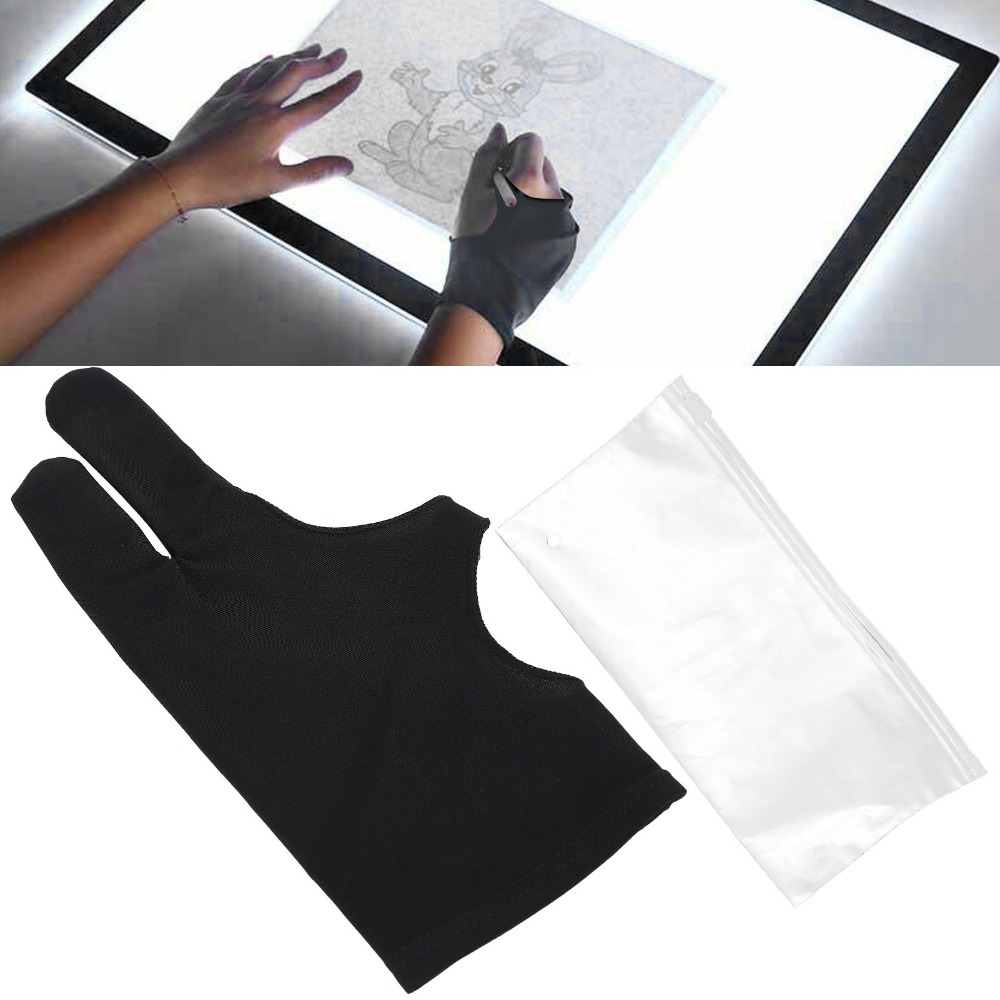 2pcs Durable Two-Finger Design - Drawing Glove Artist ulasan dan harga