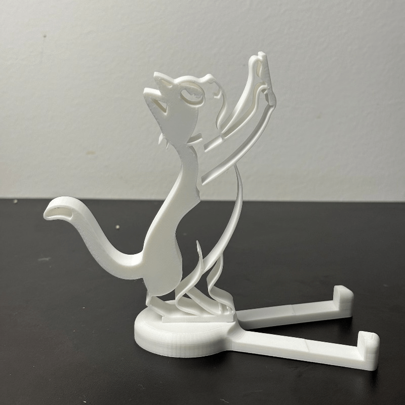 Abstract Hollow Line Cat Phone - Tablet Holder Accessories ulasan dan harga