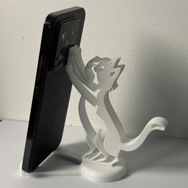 Abstract Hollow Line Cat Phone - Tablet Holder Accessories ulasan dan harga