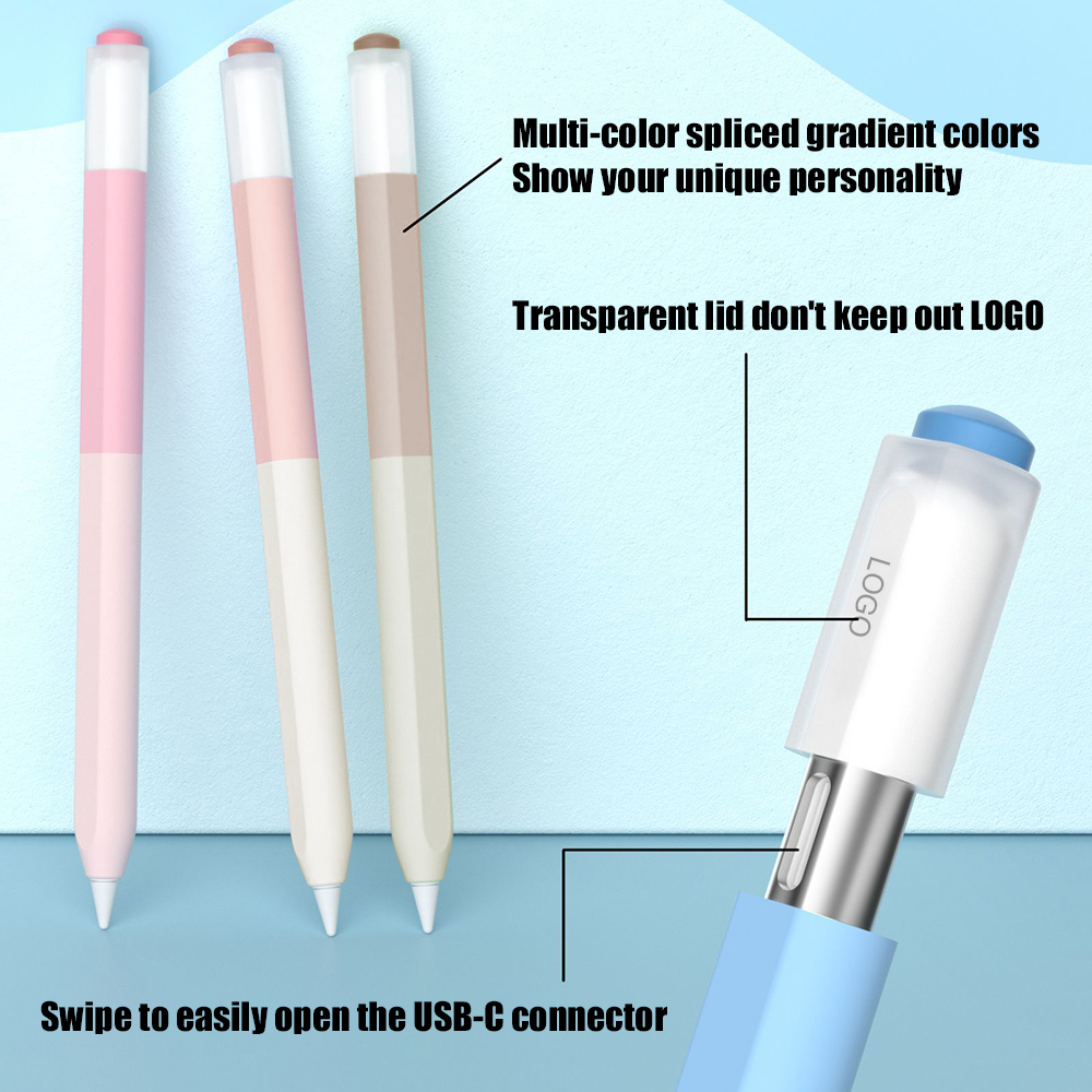 Color Splicing Silicone Pen Ca - Tablet Accessories For Kids ulasan dan harga