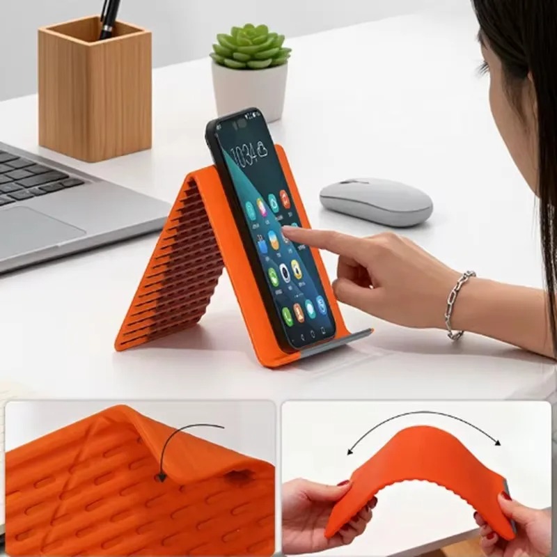 Flexible Foldable Silicone Pho - Tablet Holder Accessories ulasan dan harga