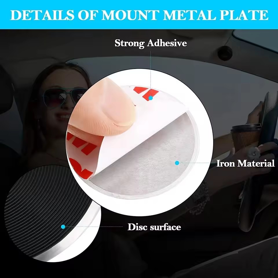 Thin Metal Plate Disk For Magn - Tablet Car Accessories ulasan dan harga