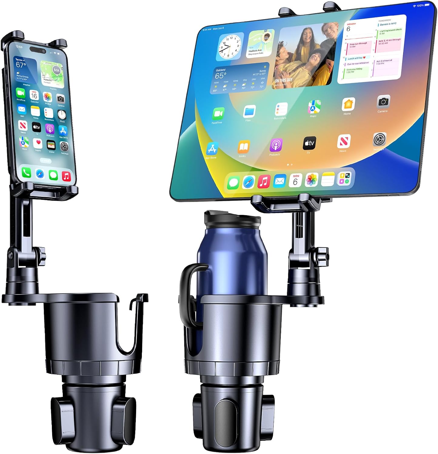 Cup Holder Phone Tablet Mount, - Tablet Accessories Must Have ulasan dan harga