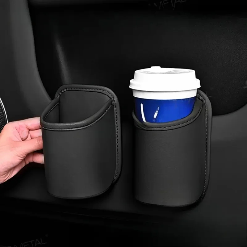 Car door cup holder Leather Au - Tablet Car Accessories ulasan dan harga
