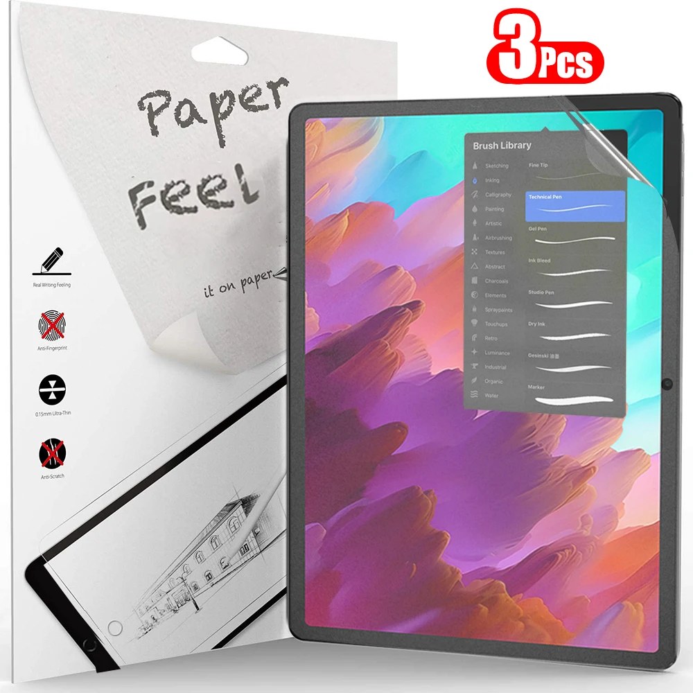 3Pcs Like Paper Feel Screen Pr - Tablet Accessories Lenovo ulasan dan harga