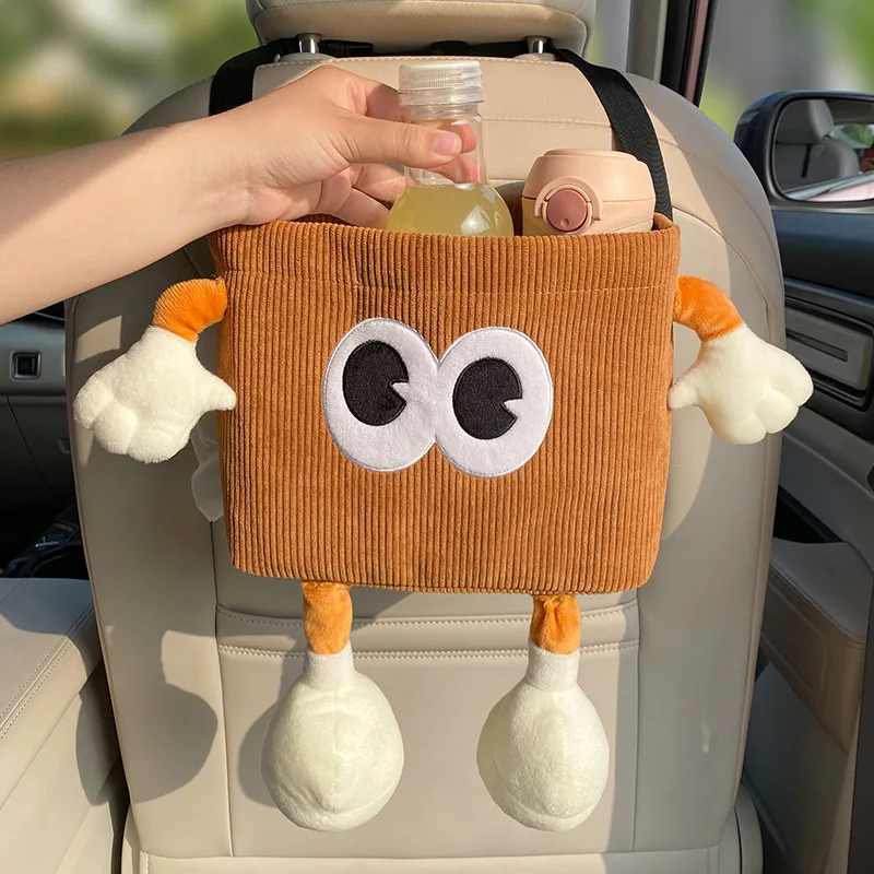 Car Trash Can Bin Cartoon Eye  - Tablet Car Accessories ulasan dan harga