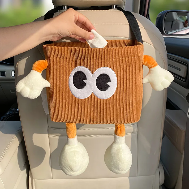 Car Trash Can Bin Cartoon Eye  - Tablet Car Accessories ulasan dan harga