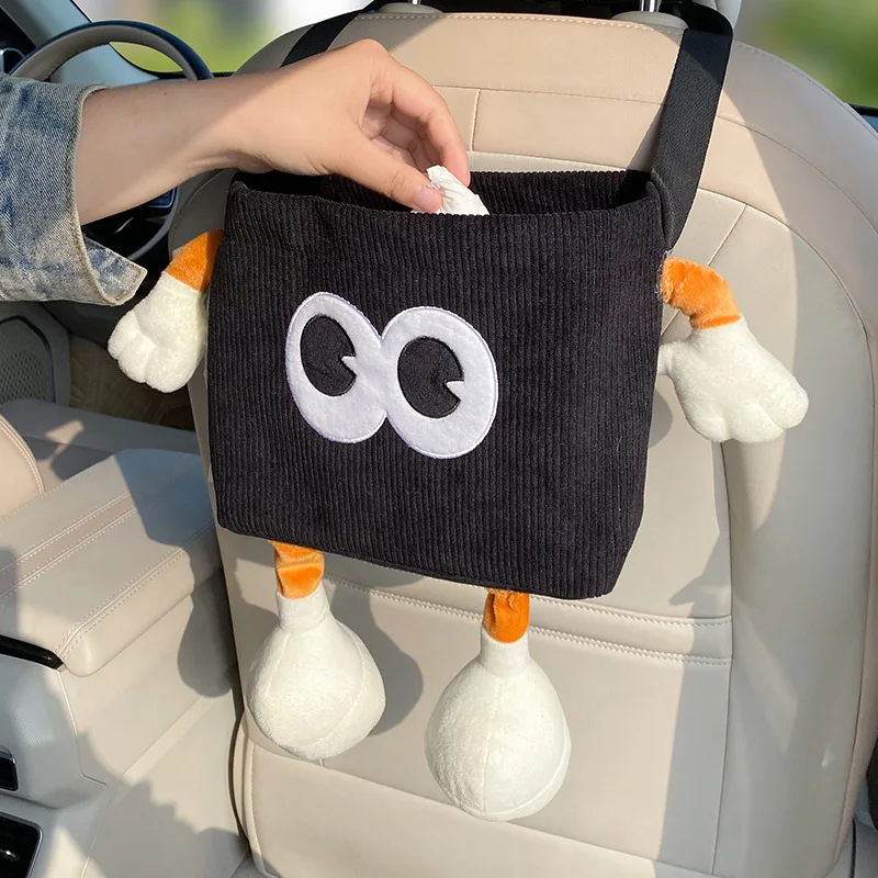 Car Trash Can Bin Cartoon Eye  - Tablet Car Accessories ulasan dan harga