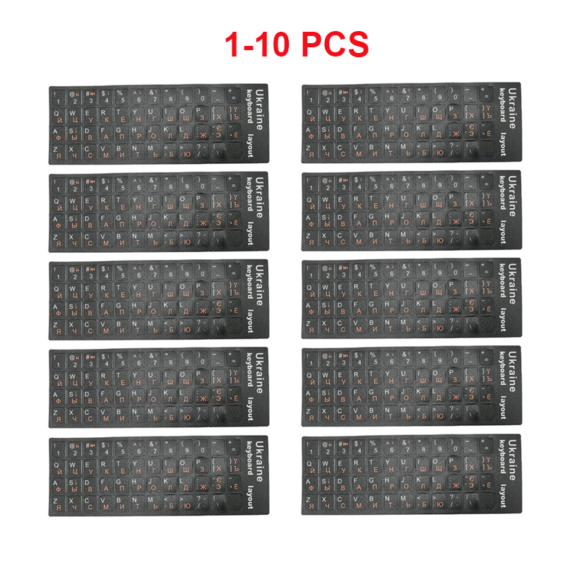 1/2/10 Pcs Ukrainian Keyboard  - Tablet With All Accessories ulasan dan harga