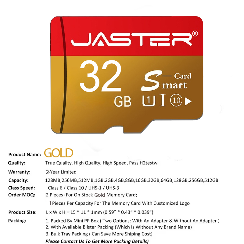 NEW 5PCS Gold TF Card Class10  - Microsd Card Tablet ulasan dan harga